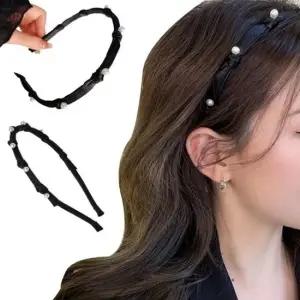진주머리띠 진주머리띠 얇은헤어밴드 머리띠 진주헤 진주머리띠 얇은헤어밴드