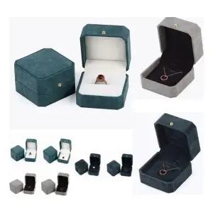결혼 목걸이 반지함 선물함 보석함 예식용 쥬얼리 귀걸이 정리함 보관함 프로포즈 결론반지 고급 벨벳 수납