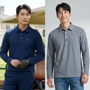 KYJ김영주 샬레스 카라티셔츠 골프웨어 긴팔티