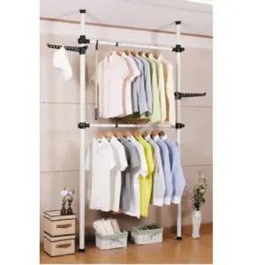 옷선반 행거 행거 2단 옷걸이 드레스룸 행거 기둥