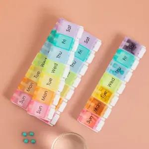 일주일 분리 휴대용 편리한 알약 비타민통 영양제케이스 보관함