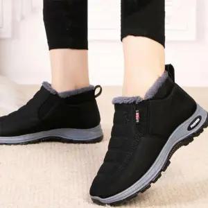 여성 털 조깅화 워킹화 스포츠화 운동화 가을 따뜻한