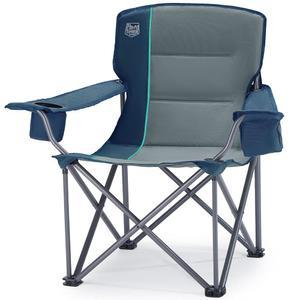 목재 리지 550파운드 오버사이즈 접이식 캠핑 있는 사이드 의자 헤비 홀더 업그레이드를 듀티 잔디밭 야외 포켓이 네이비 위한