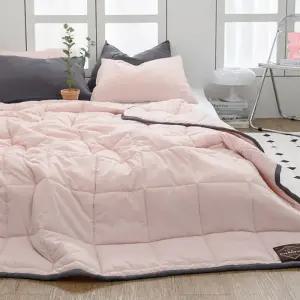 데일리 Q 세트 간절기 리버서블2 별매) 이불 퀸 베개커버 (핑크) 이불베개세트 (베개