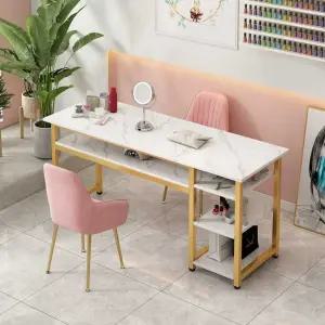 대리석 책상 네일 네일테이블 고급 네일샵작업대 매장 아트