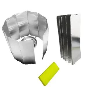 ( )소형 캠핑 야유회 버너 바람막이 브레이커 캠핑용품 버너 스탠드 바람막이