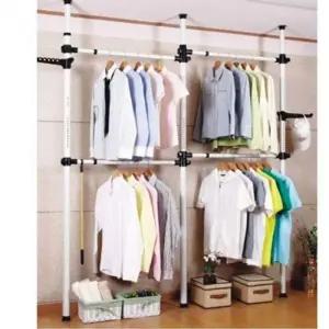 행거 드레스룸 옷선반 행거 행거 옷걸이 4단 기둥