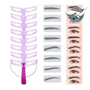 눈썹 디자인 스텐실 간편한 메이크업 도구 눈썹가이드 눈썹다듬기