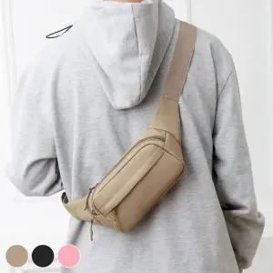 디자인 남여공용 베이직 데일리 힙색 가벼운 생활방수