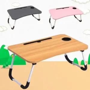TBZ 미니 폴딩 테이블 독서 공부 다용도 만능 접이식 책상 베드테이블 수납트레이