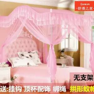 럭셔리 공주 침대 캐노피 코너 문짝 측면 인테리어 침실 가정용