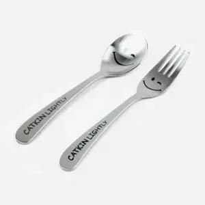 DMK 스테인리스 캣킨 아동 스푼 포크 세트 OPP포장