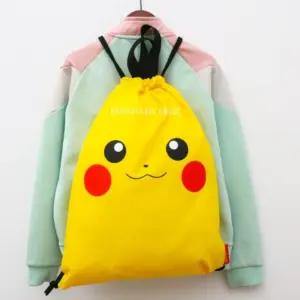 피카츄 포켓 몬 조리개 신발주머니/보조/가방/신발/신주머니/실내화/주머니/학원/슈즈백/초등/초등학생