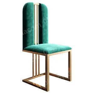 인테리어식탁의자 스테인레스 고급 디자인 럭셔리 카페