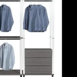 DIY 모서리선반 서랍장 행거 3단 드레스룸