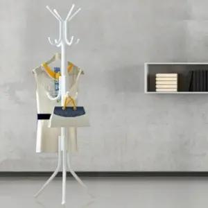 이동식 틈새 스탠드 행거 일자 철제 옷걸이 조립식