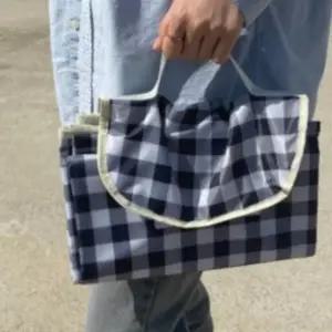 ( )방수 캠핑 체크 돗자리 매트 블루 대형 소풍 가벼운