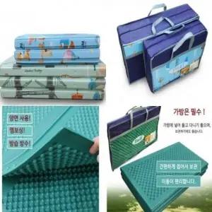 피크닉 차박 국산단색 무지 접이식 캠핑매트 야외용 소풍 다용도 돗자리 가방포함