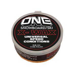 ONEBALL One Mfg X-Wax 루브온 스노보드 /스키 / 노르딕 왁스 30g - 미네랄 속도 첨가제 범용 속도 조건 - 가장 빠른 왁스, 코르크 폴리싱 패드 미국 공장 없음 플루오로