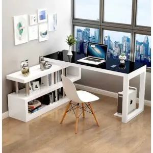 컴퓨터 책상 듀얼모니터 커플 게임용 컴퓨터책상 넓은 팀원