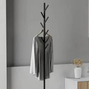 행거(블랙) 스탠드 옷걸이 클래식 7구