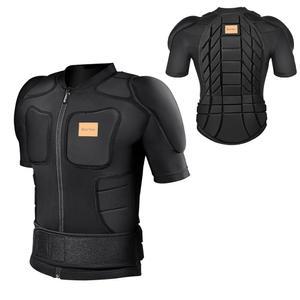 벤켄 남성용 여성용 프로 충돌 방지 스포츠 셔츠, 뒷좌석 보호, 스케이트보드 스케이트 스노보드 사이클링용 모터사이클 보호 재킷