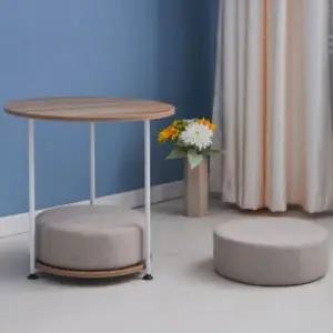 사이드테이블 혼족 탁자 더블 테이블 자취 우드 BEST 침대협탁 수납테이블 쿠션방석