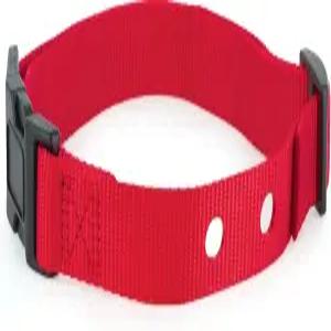 2개의 구멍이 있는 펫세이프 교체 칼라 스트랩 - 인그라운드 및 무선 펜스 칼라를 위한 조절 가능한 디자인