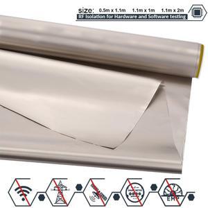 한복원단 EMF 보호 원단 방사선 차단 RFID 신호 와이파이 EMI LF RF 높은 차폐 안감 전도성 천 1 2m