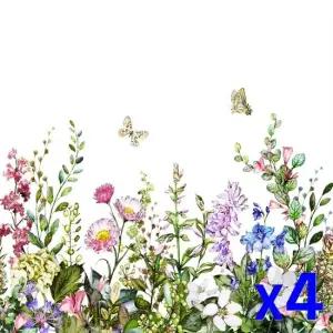 TBZ 화장실 인테리어용 포인트 스티커 x4개 카페인테리어 포인트스티커 매장인테리어