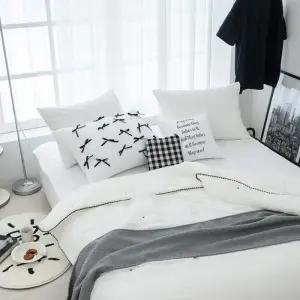 잠트리 이불패드세트 솜사탕 옥수수솜 간절기 모달 침구 SS 화이트 (샤이니/화이트)