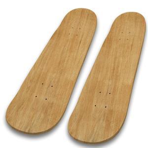 베이푸 31인치 x 8인치 빈 스케이트보드 데크, 내추럴, 7겹 메이플 더블 테일 스케이트보드, 교체 및 아트 페인팅에 적합