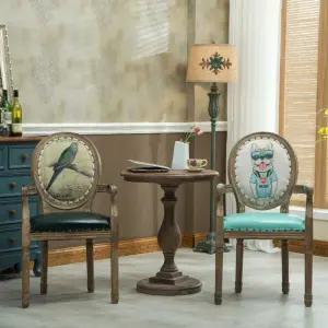 복고풍 북유럽 엔틱 원목 빈티지의자 엔틱의자 의자 빈티지