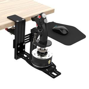 [미국배송] EG START 1세트 메탈 마우스 패드 마운트 홀더 플랫폼 비디오 시뮬레이션 비행 스틱 데스크 핫타스 조이스틱 확장 부착 키보드