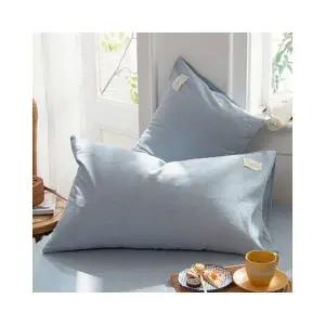 템퍼베개커버 우유베개 자루형  74*48 여행용 가정용