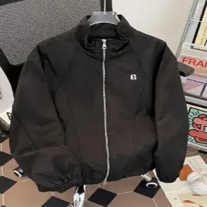 빈티지 가을 캐주얼 남자야상사파리 차이나 트레이닝 점퍼 야상 기능성 더블 집업 코트 ible3