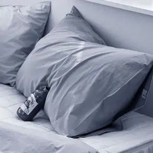 템퍼베개커버 우유베개 50*70 지퍼없이편한 자루형