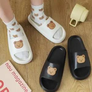 말랑 폭신 곰돌이 슬리퍼 층간소음 사무용 실내용