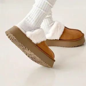 여자 방한 슬리퍼 통굽 뒷꿈치 고리 키높이 투웨이퍼 탈부탁