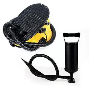 손공기 캠핑 발펌프 매트 튜브 펌프 푸쉬 휴대용 손에어 발공기 공기 주입기 에어 발