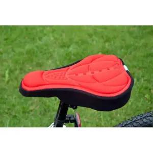 자전거쿠션 자전거안장커버(레드) 메모리폼 쿠션
