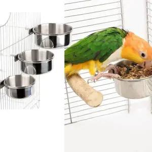 앵무새 스텐 모이통 먹이통 물통 걸이형 밥그릇 소형