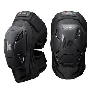 남성 및 여성용 두한 모터사이클 무릎 패드 - 모토크로스, 더트 바이크, MTB, 스케이트보드 보호 장비 - CE 레벨 1 인증 - 블랙