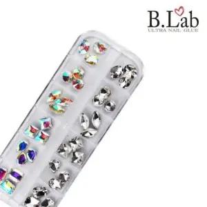 뷰랩 네일 파츠 크리스탈 큐빅 3D 실버오펄 실버오펄파츠