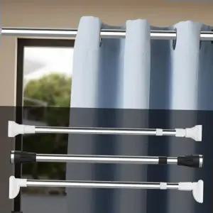 무타공 커튼압축봉 커튼봉설치 고정홀더 못없이 봉걸이