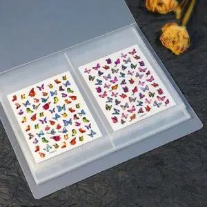 스티커보관함 네일 스티커 북 수납 투명 네일도구