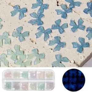 네일아트 야광 카멜레온 리본 파츠 60p 세트 변광파츠