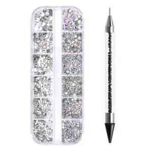 네이처스 파머 오로라 큐빅 네일 파츠 스톤피커 세트