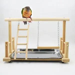 앵무새 놀이터 장난감 새장 횟대 스탠드형