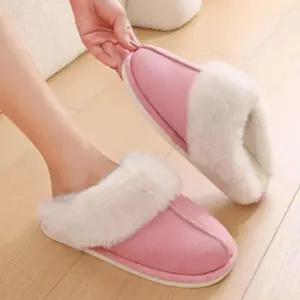 여성 슬리퍼 실내화 거실화 안감 털 부드러운 겨울 방한